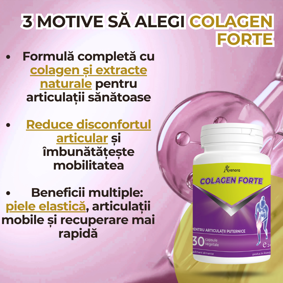 ColagenForte – Păr strălucitor și Unghii rezistente în doar 30 de zile