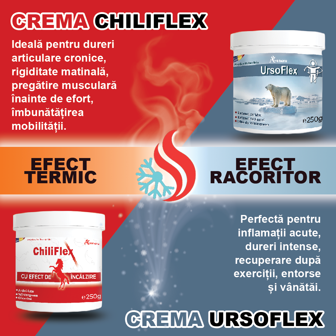 Pachet Terapeutic Complet: URSOFLEX & CHILIFLEX