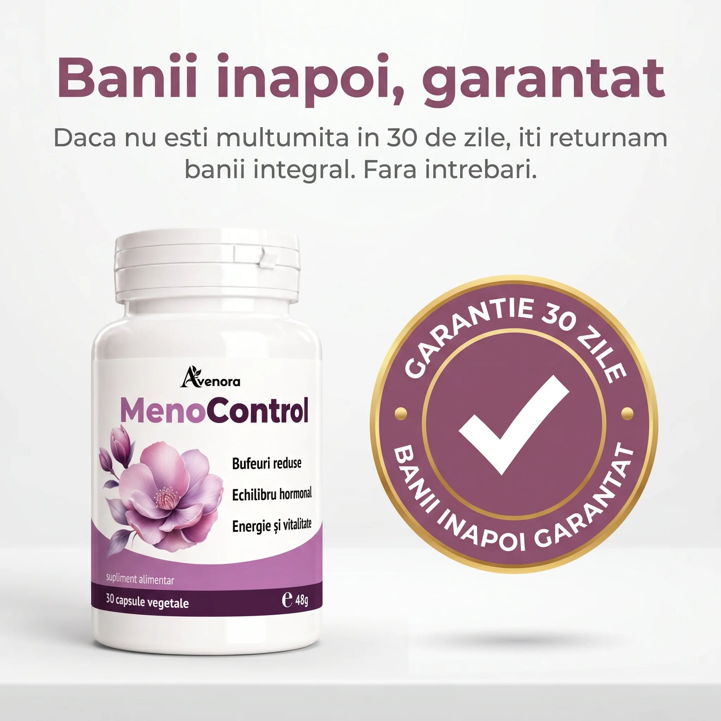 MenoControl - Stare de bine în perioada menopauzei (test)