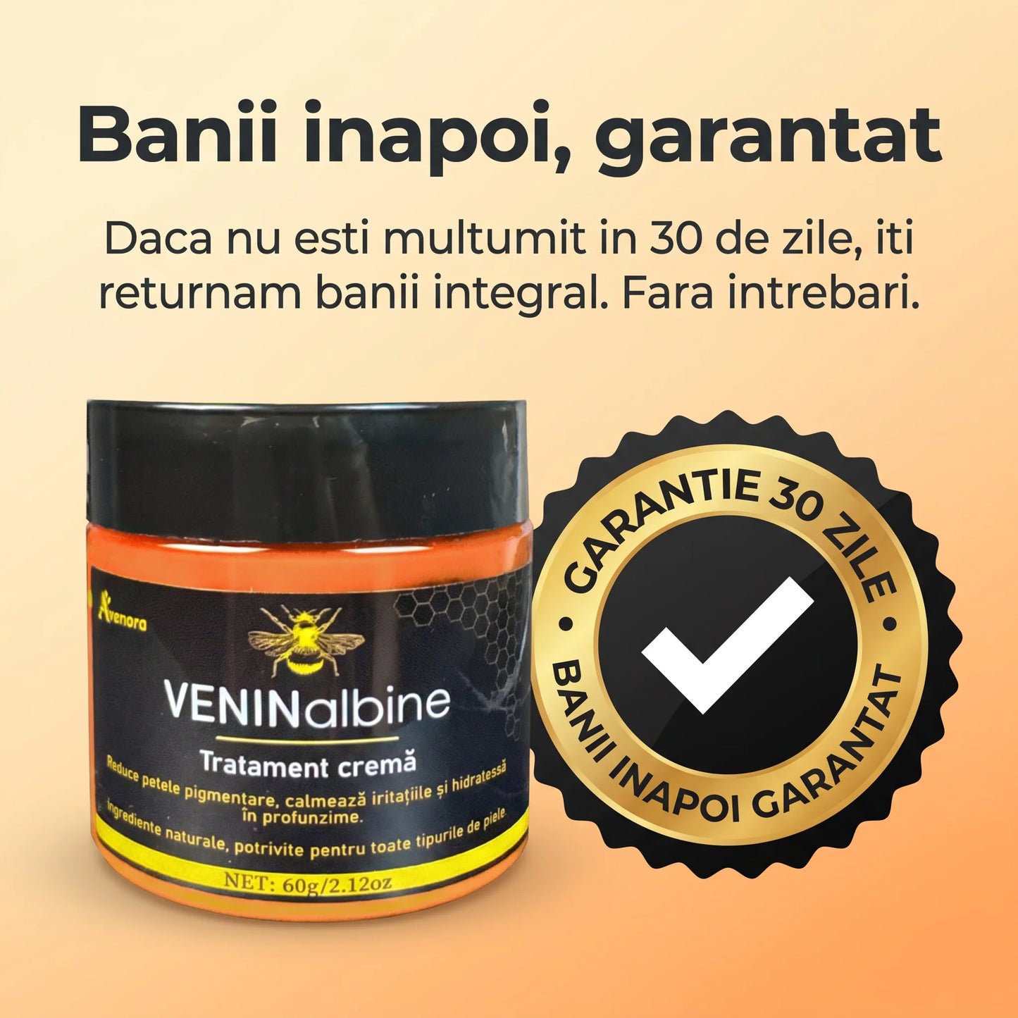 Crema pentru piele cu venin de albine