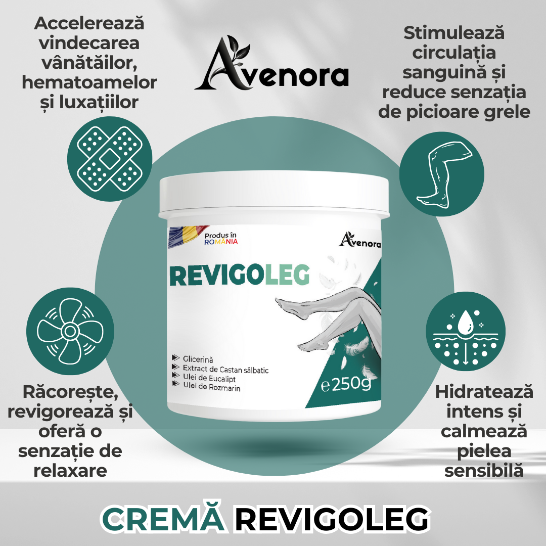 RevigoLeg - Crema pentru Varice si Picioare Obosite