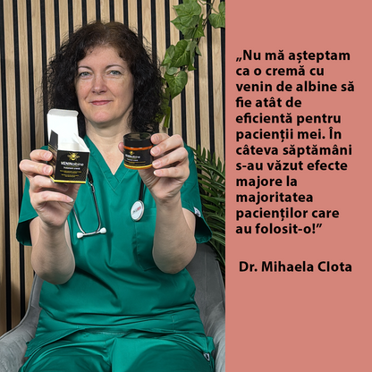 Crema pentru piele cu venin de albine