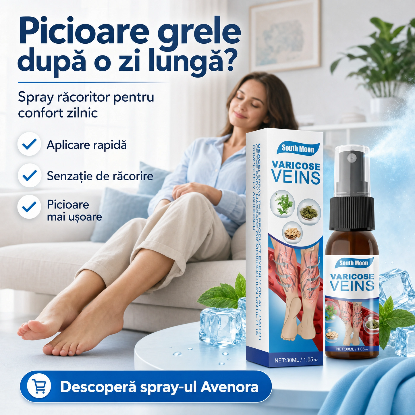 Spray pentru varice (test)