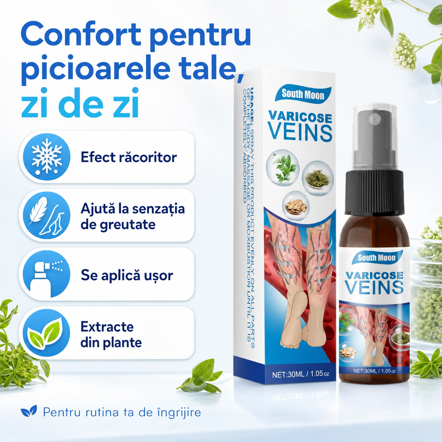 Spray pentru varice (test)