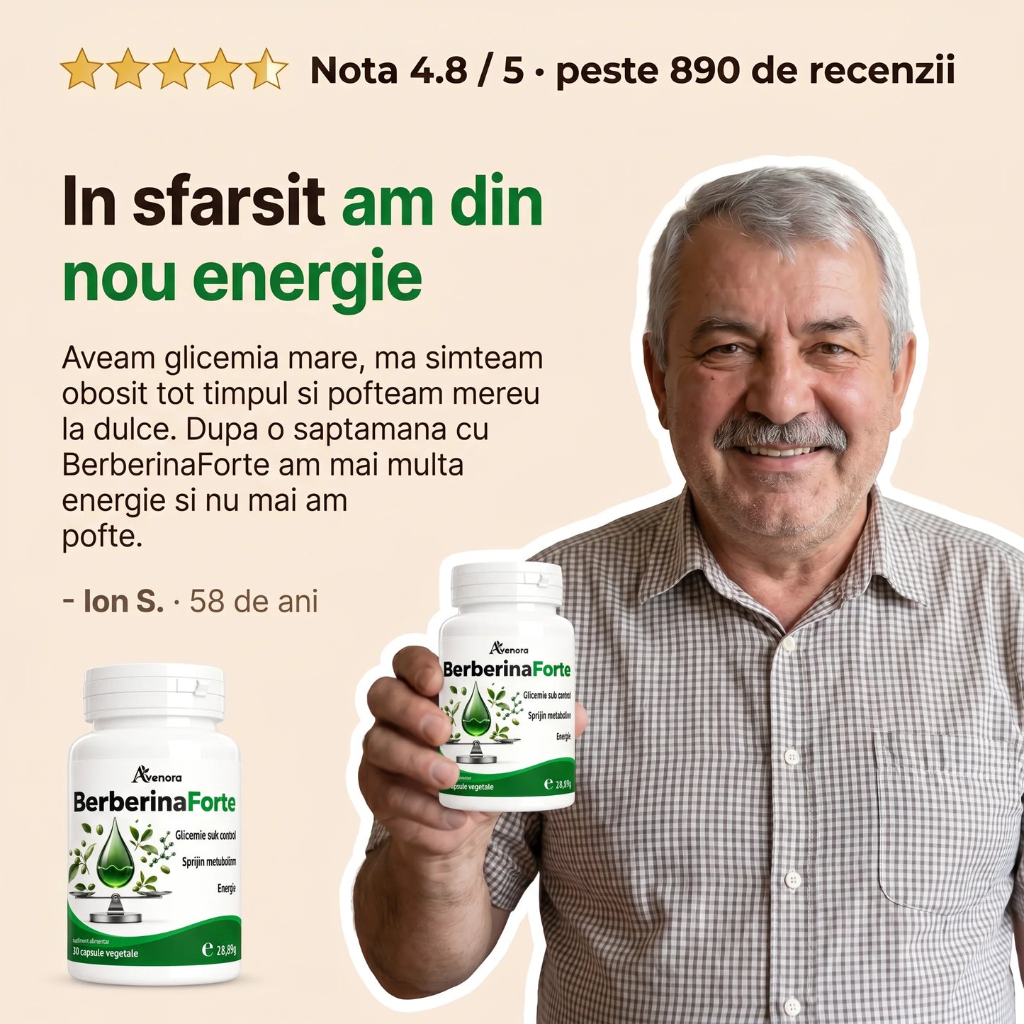 BerberinaForte - Sprijin pentru metabolism și vitalitate (test)