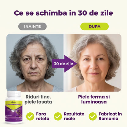 ColagenForte – Ridurile dispar, Pielea e întinerită