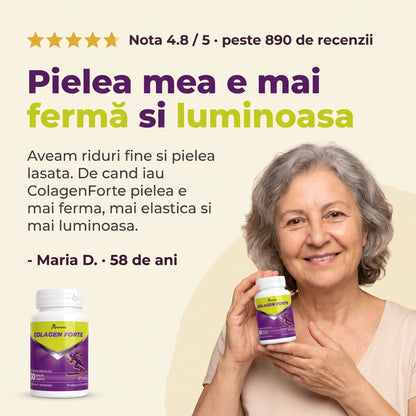 ColagenForte – Ridurile dispar, Pielea e întinerită