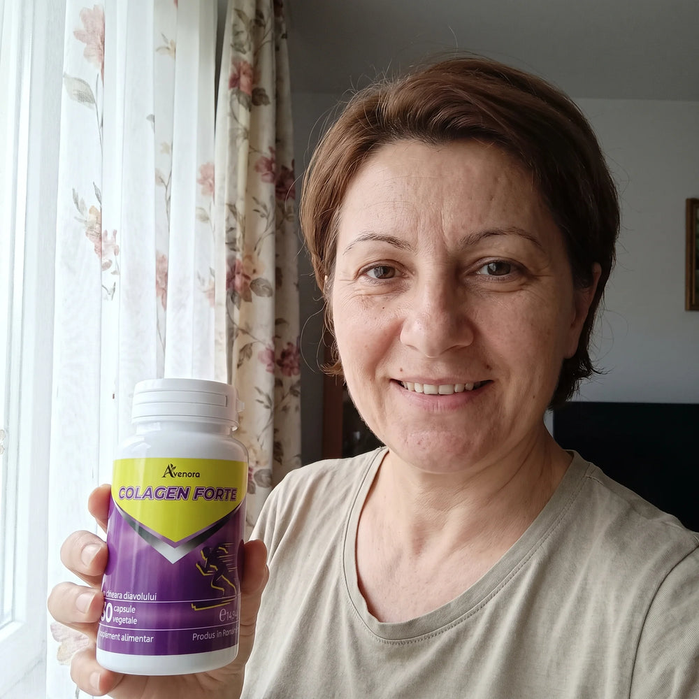 Camelia Bratu, clientă Avenora care folosește ColagenForte