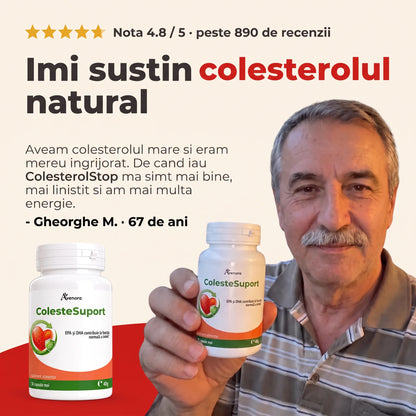 ColesteSuport - Sprijin natural pentru colesterol și circulație (test)
