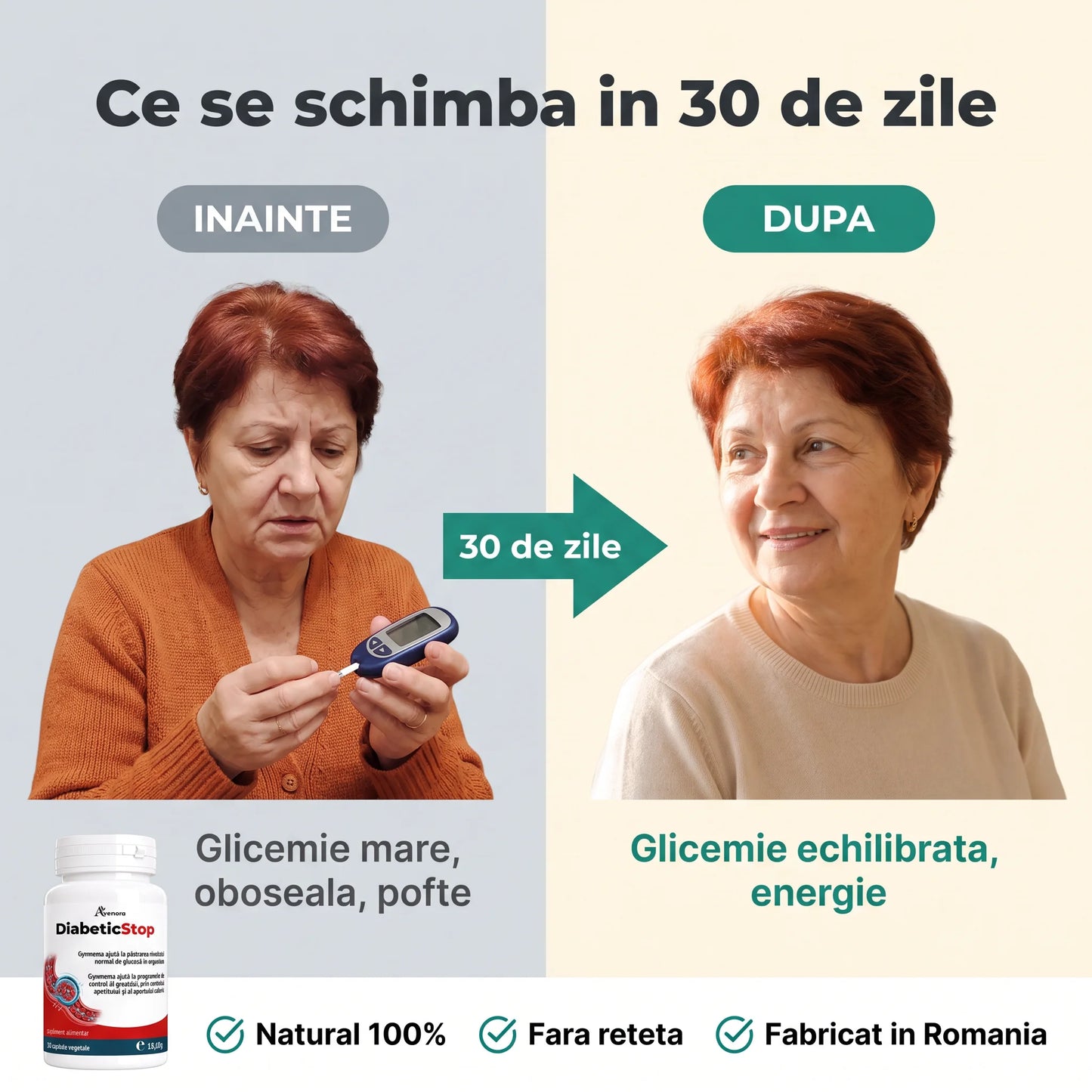 DiabeticStop - Menține glicemia în limite normale (test)
