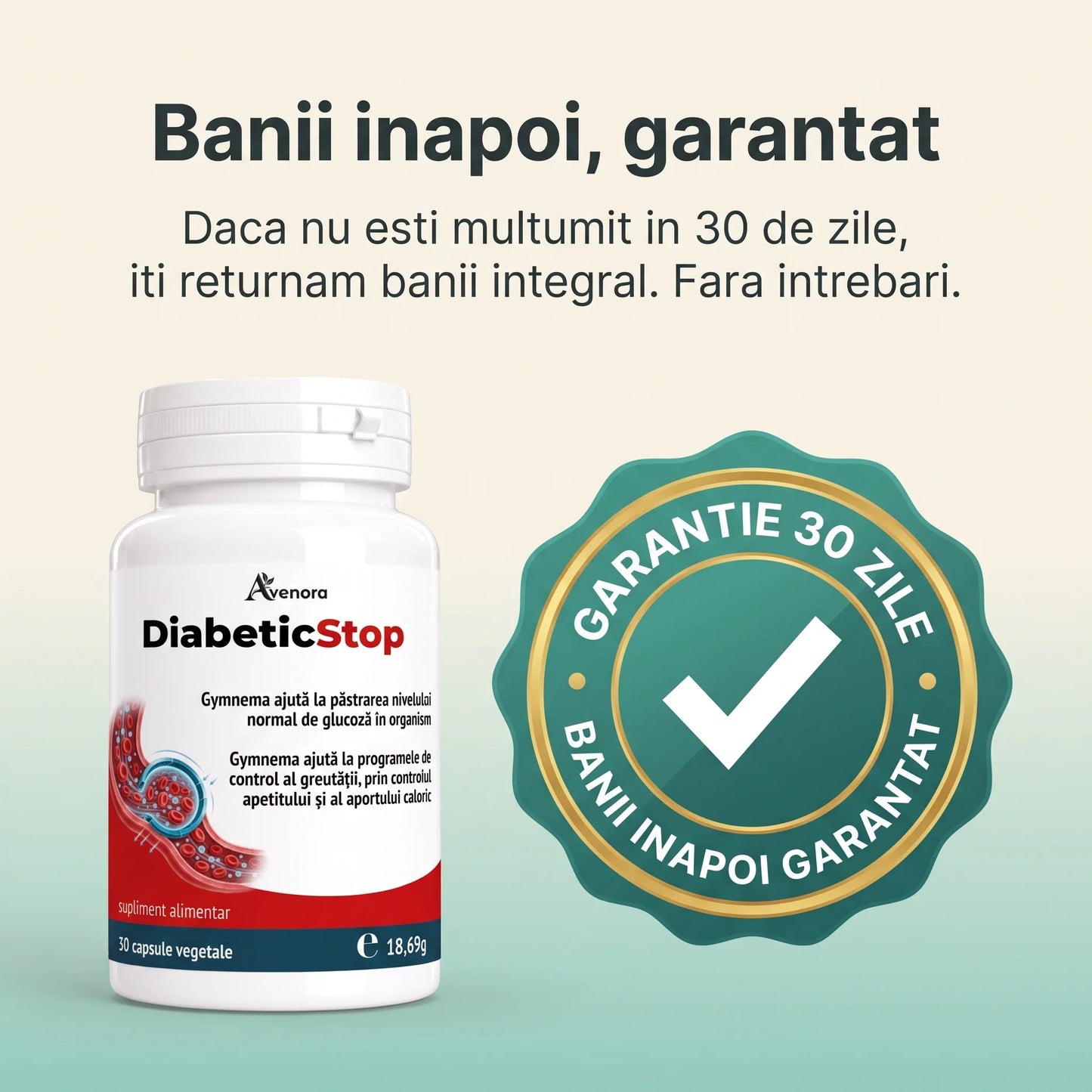 DiabeticStop - Menține glicemia în limite normale (test)