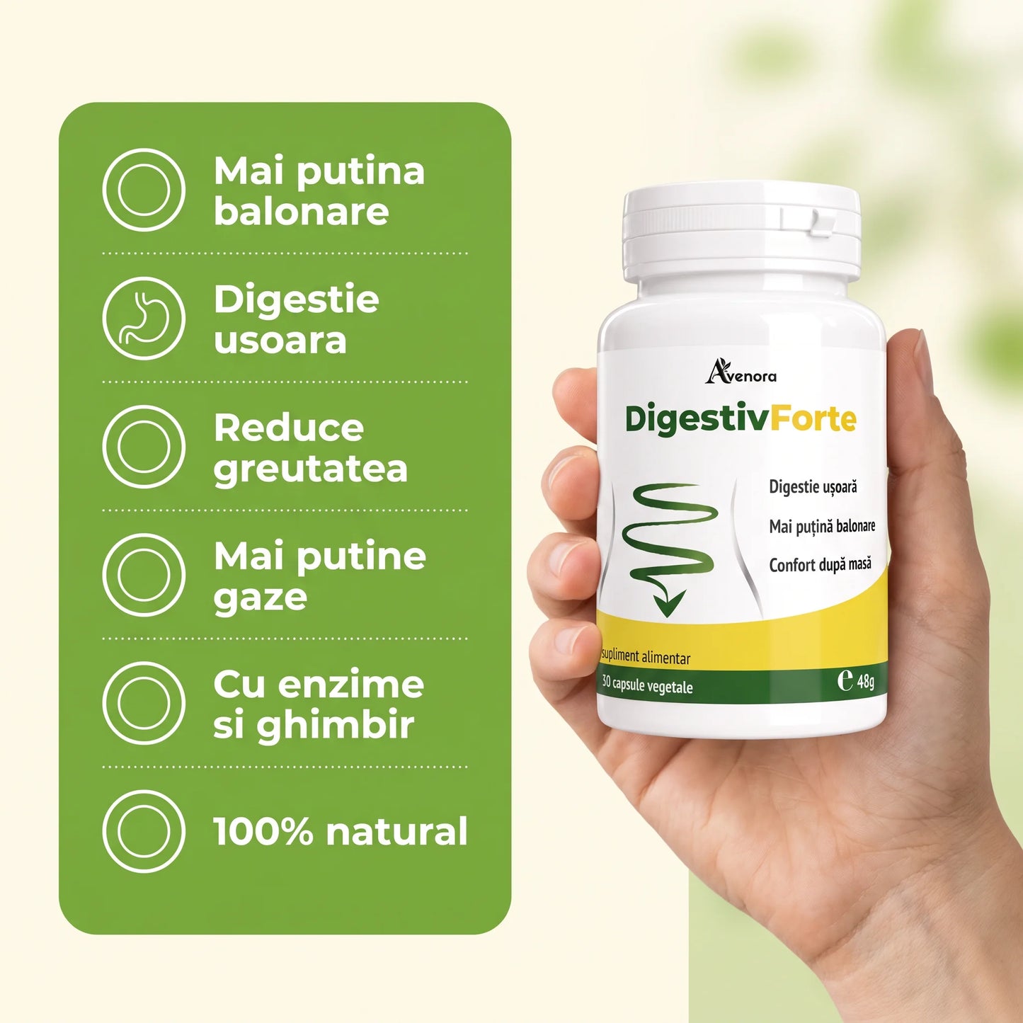 DigestivForte - Digestie ușoară după fiecare masă (test)