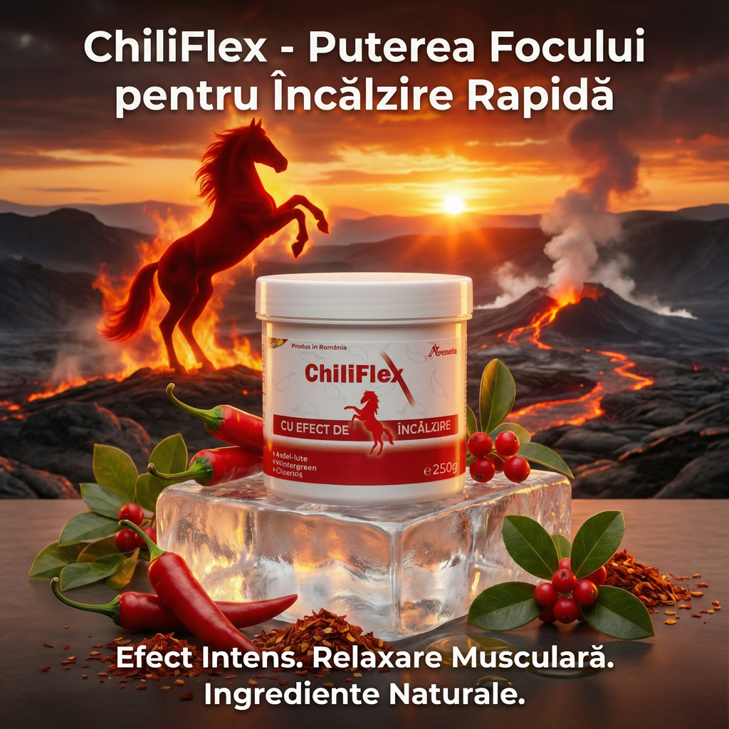 ChiliFlex - Crema cu Ardei Iute pentru Dureri Musculare