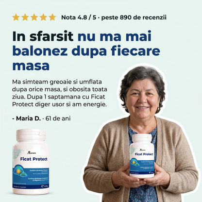 Ficat Protect - Ficat sănătos și digestie ușoară (test)