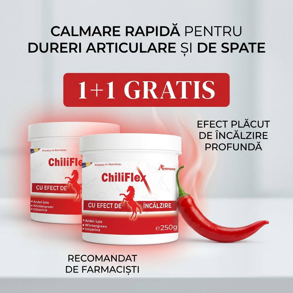ChiliFlex - Crema cu Ardei Iute pentru Dureri Musculare