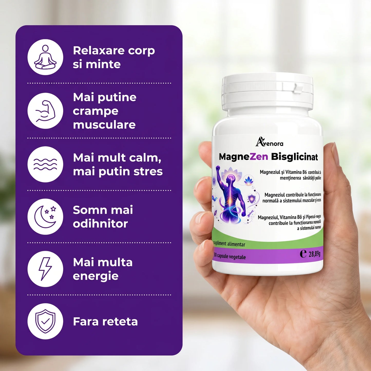 MagneZen Bisglicinat - Relaxare pentru corp și minte (test)