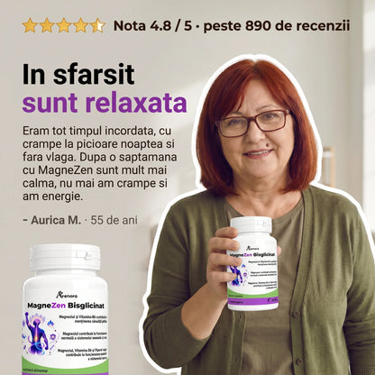 MagneZen Bisglicinat - Relaxare pentru corp și minte (test)