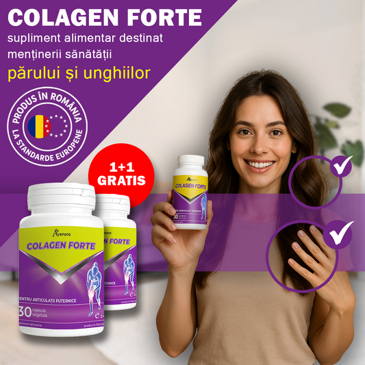 ColagenForte – Păr strălucitor și Unghii rezistente în doar 30 de zile
