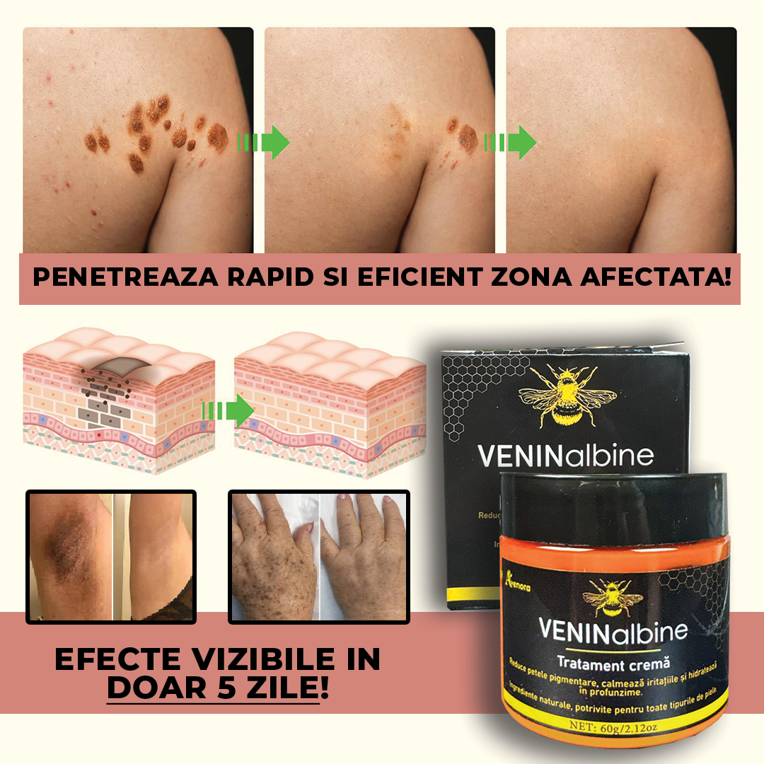 Crema pentru piele cu venin de albine