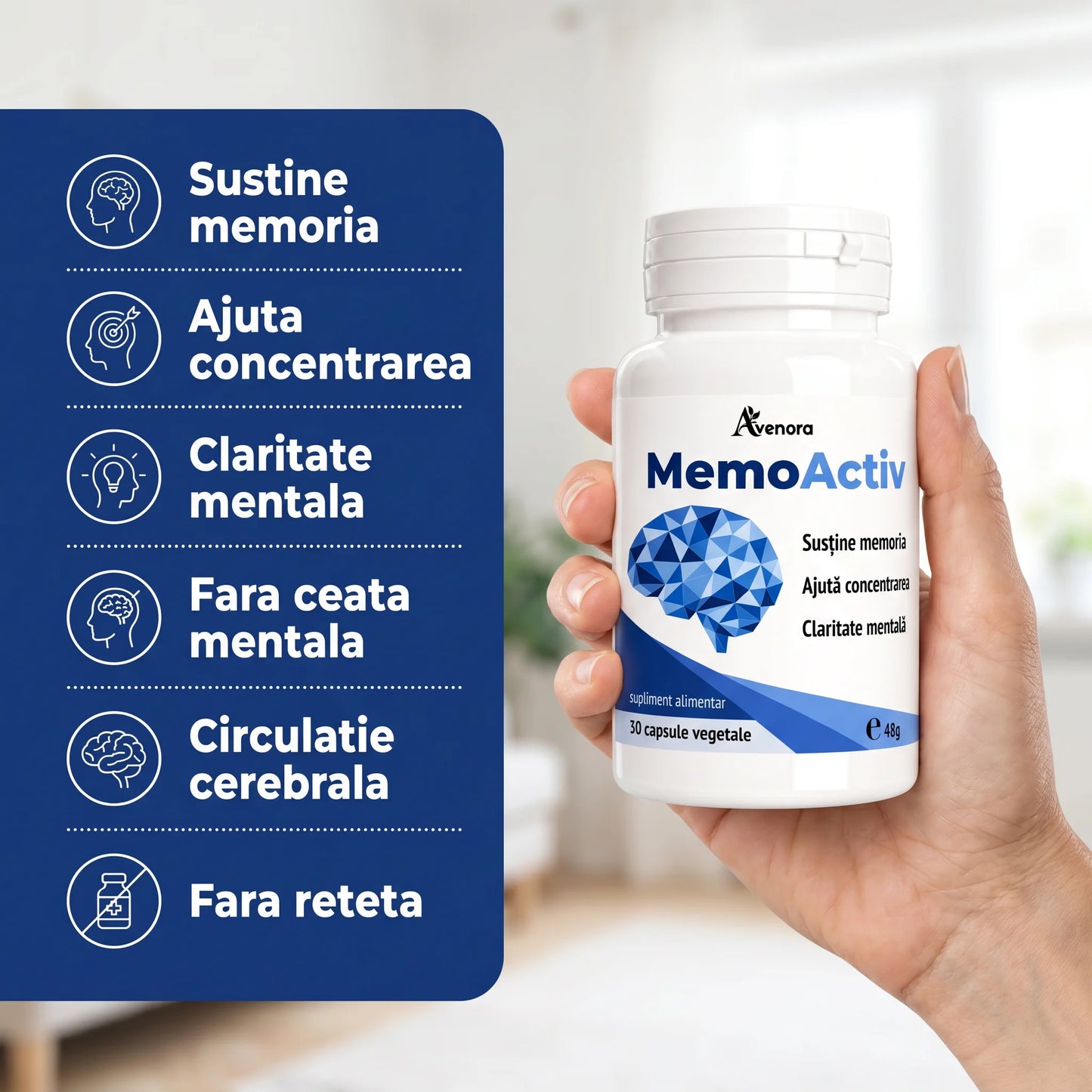 MemoActiv - Memorie, concentrare și claritate mentală (test)