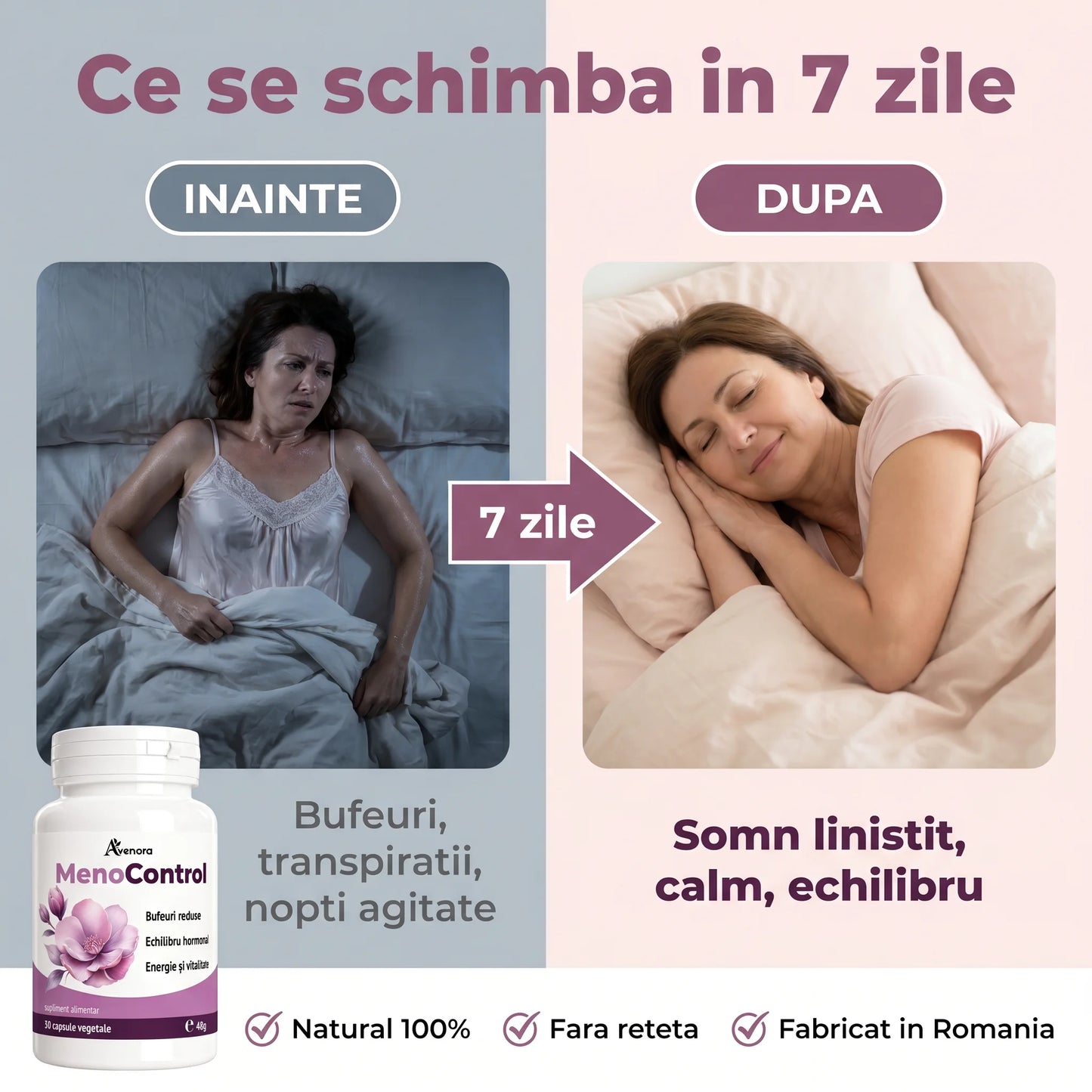 MenoControl - Stare de bine în perioada menopauzei (test)