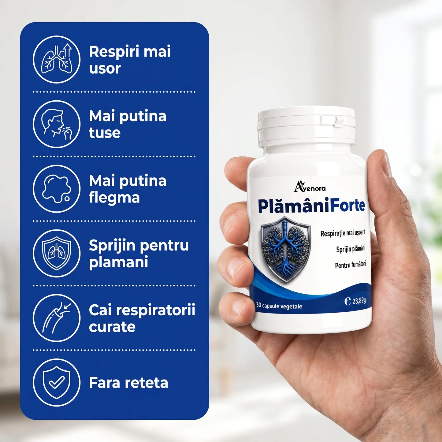 PlamaniForte - Susținere naturală pentru plămâni (test)