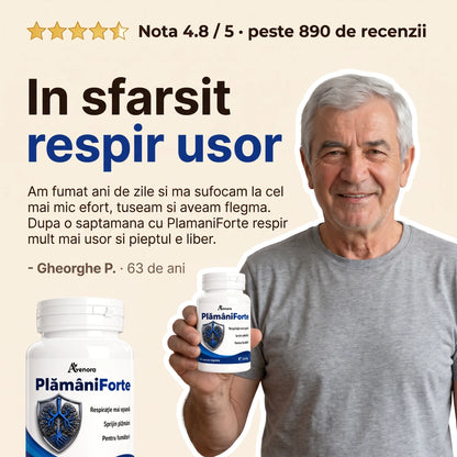PlamaniForte - Susținere naturală pentru plămâni (test)