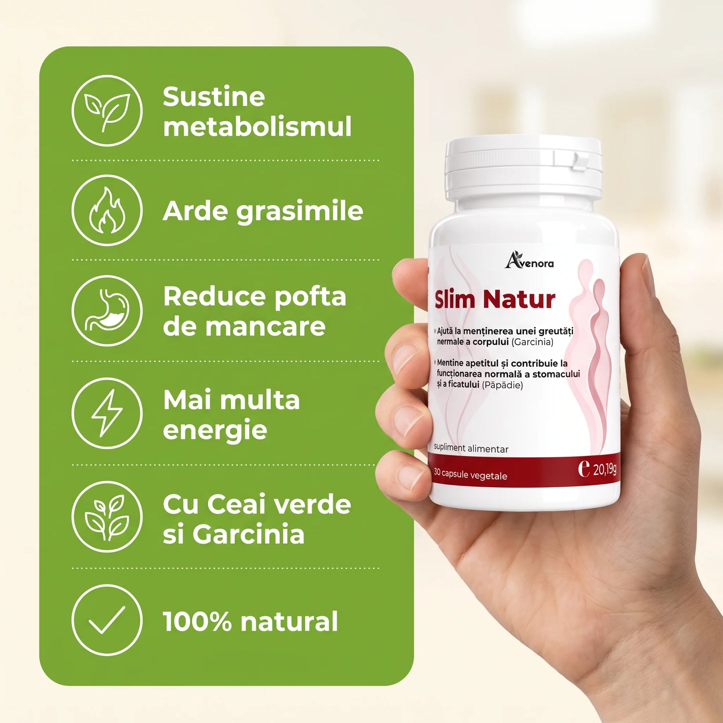 SlimNatur - Sprijin pentru siluetă și vitalitate (test)