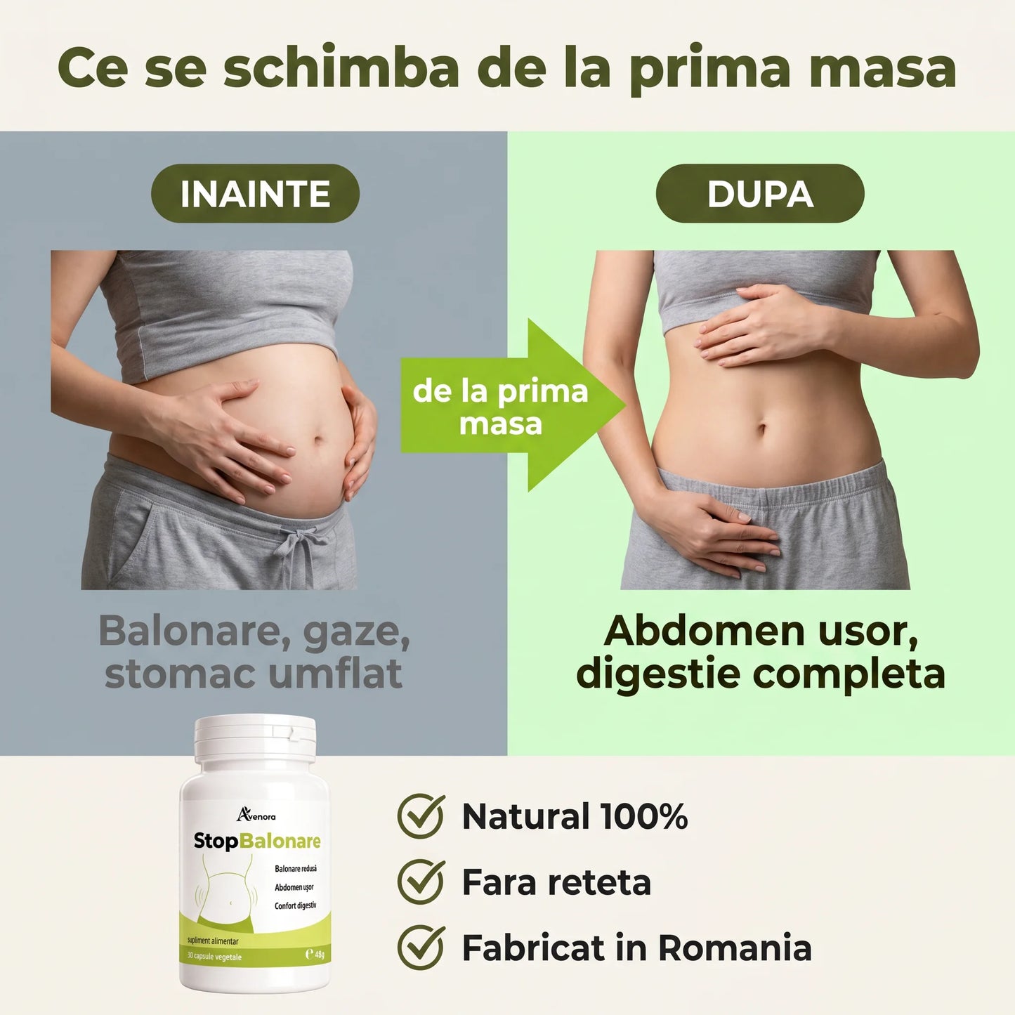 StopBalonare - Mai puțină balonare, mai mult confort (test)