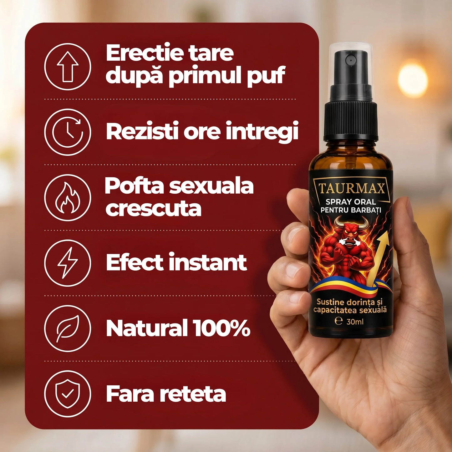 TaurMax - Spray pentru potență