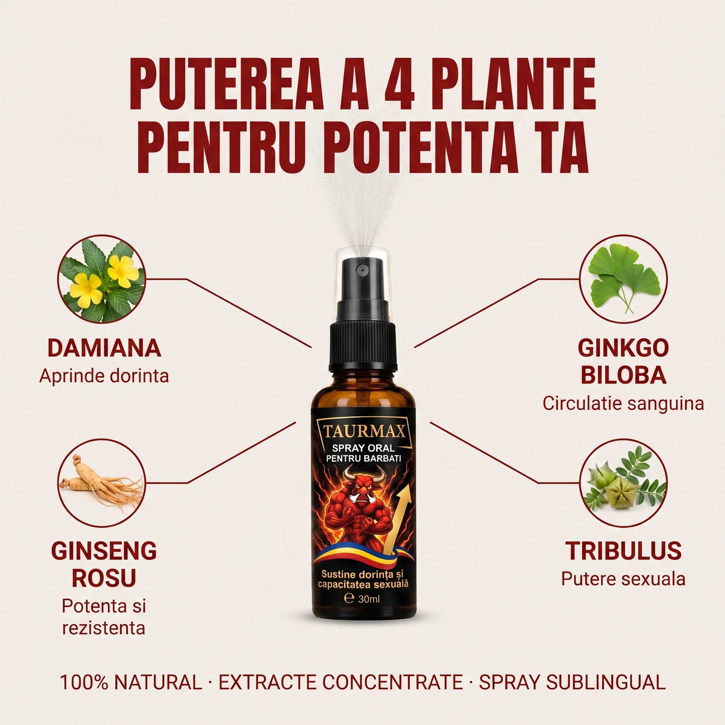 TaurMax - Spray pentru potență