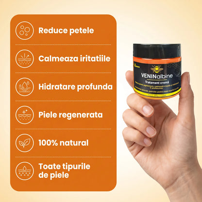Crema pentru piele cu venin de albine