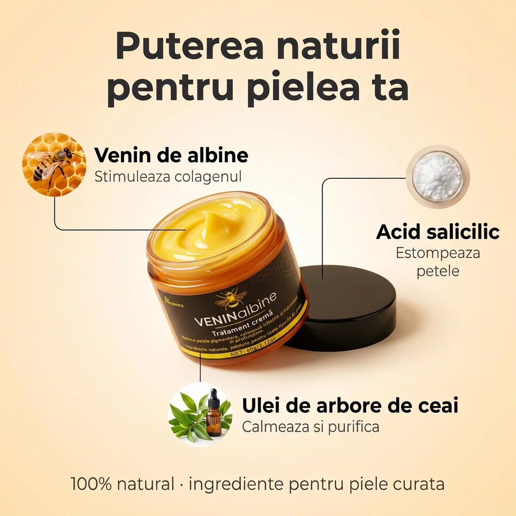 Crema pentru piele cu venin de albine