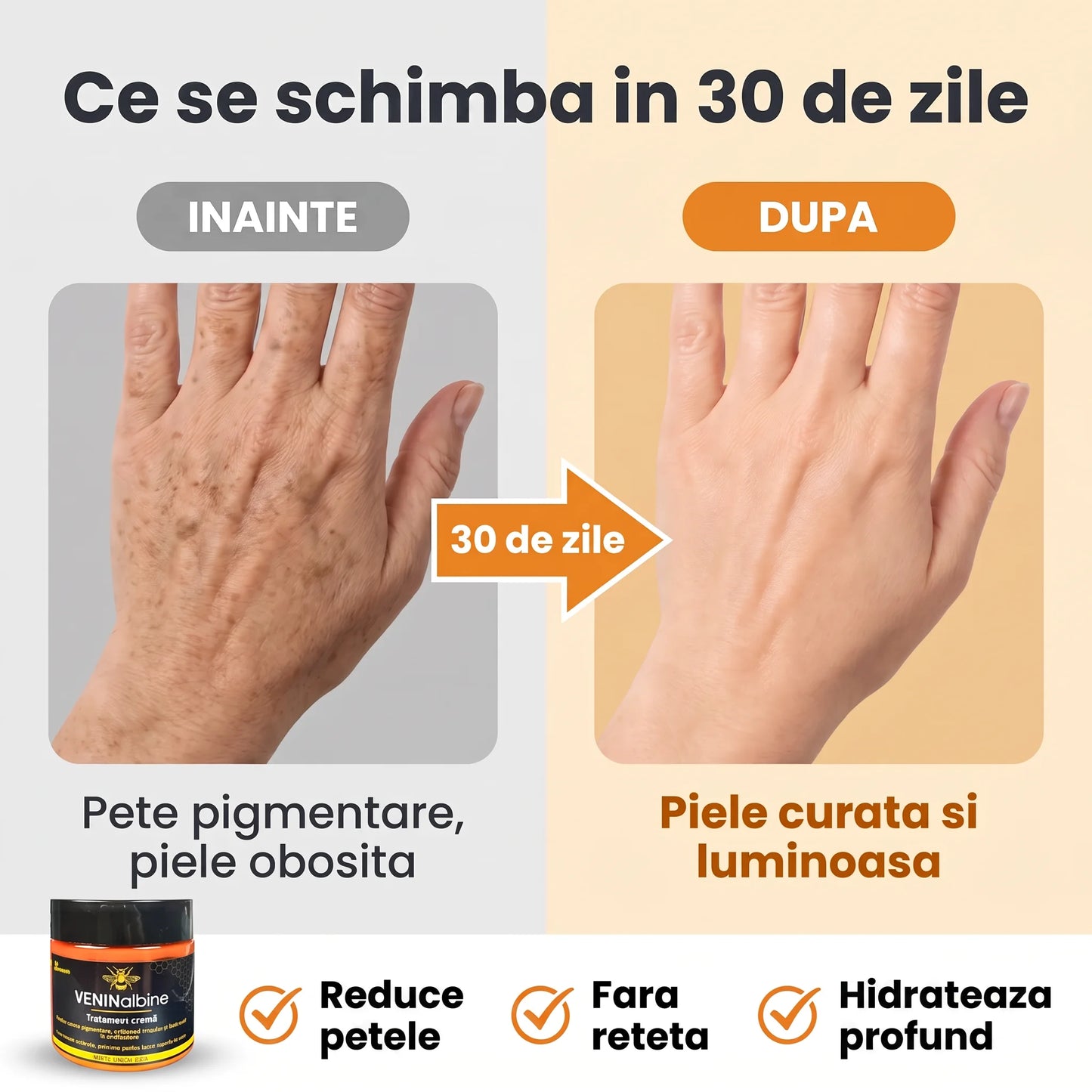Crema pentru piele cu venin de albine